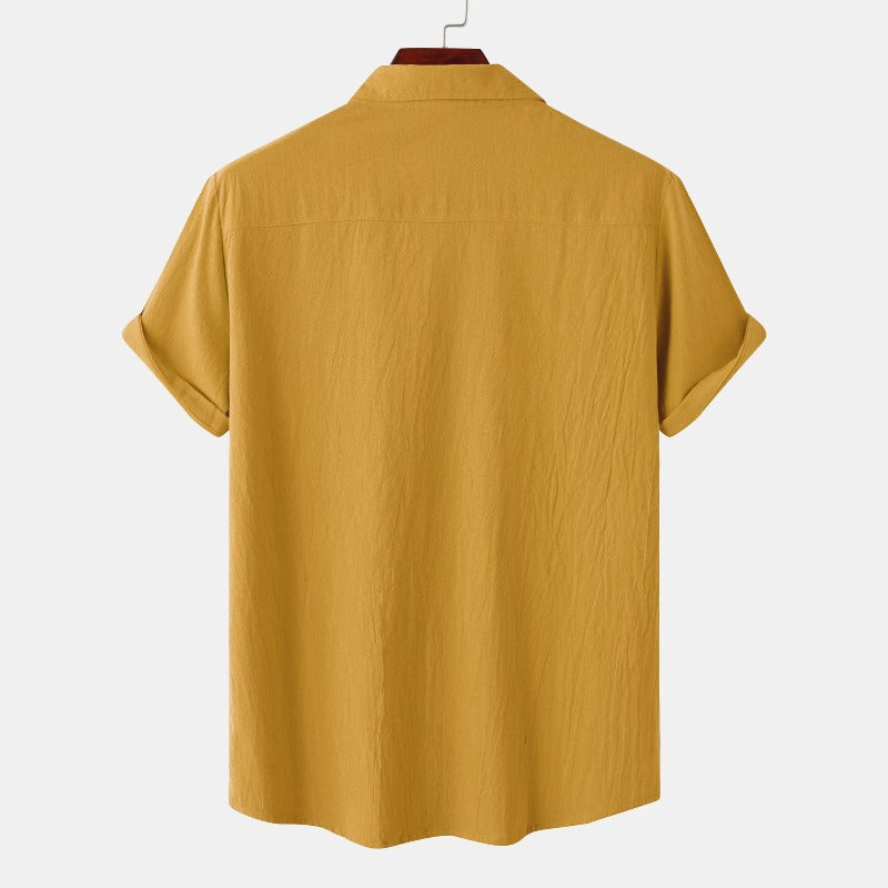 Camicia uomo Aureliano casual in lino