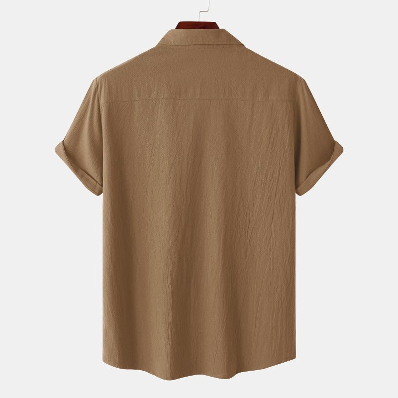 Camicia uomo Aureliano casual in lino