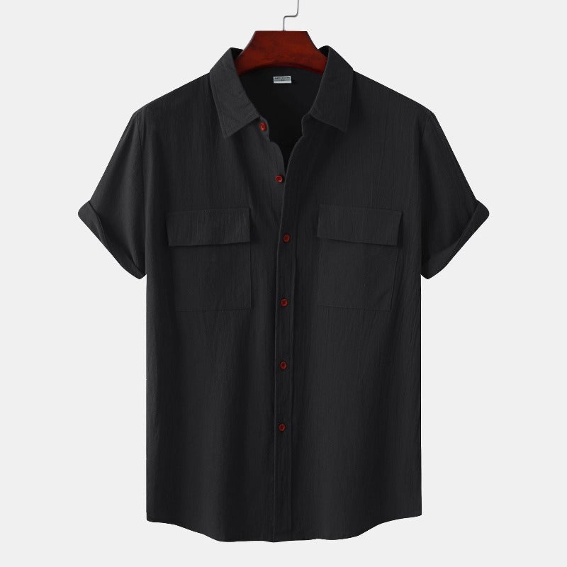 Camicia uomo Aureliano casual in lino