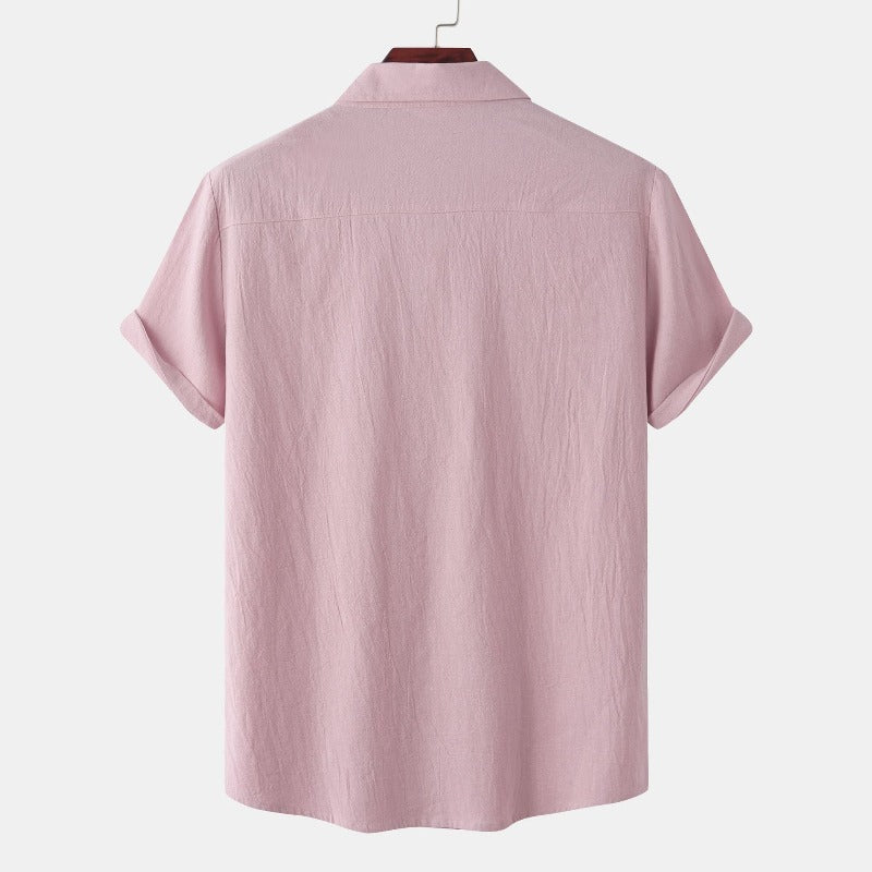 Camicia uomo Aureliano casual in lino