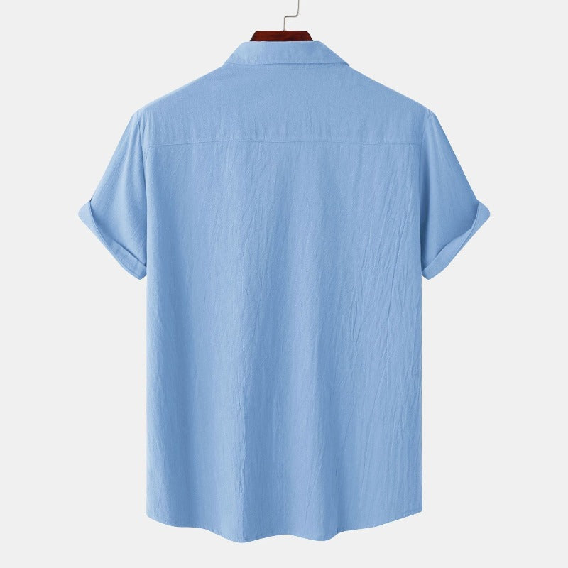 Camicia uomo Aureliano casual in lino