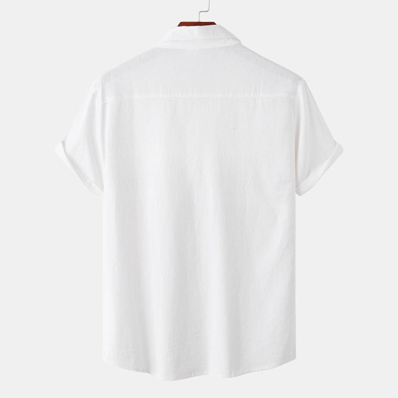 Camicia uomo Aureliano casual in lino