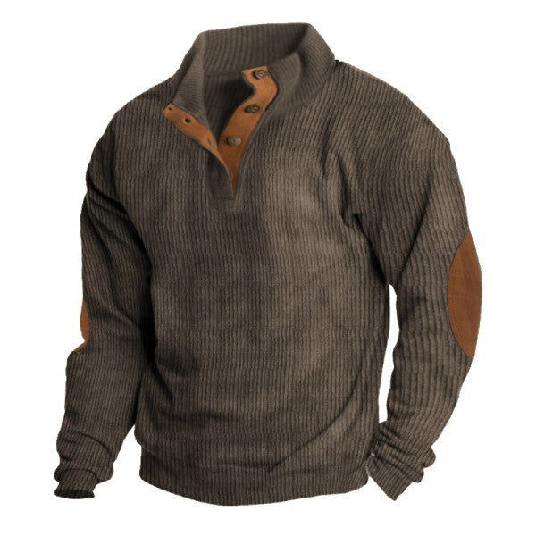 Polo uomo Gionata in stile retrò con collo strutturato e taglio netto, look vintage e versatile