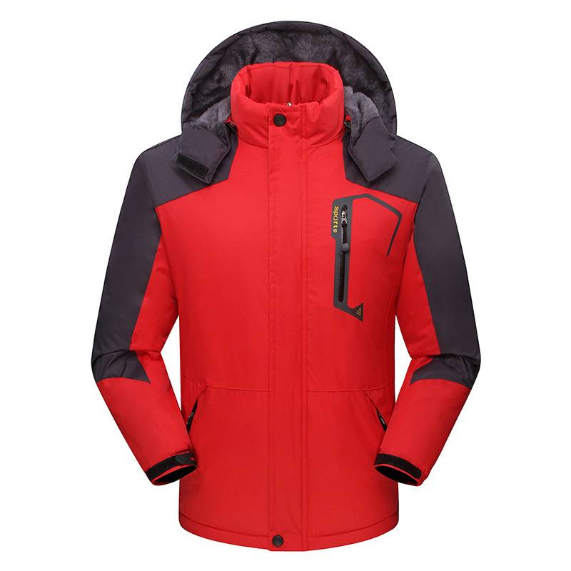 Giacca uomo Tiziano con cappuccio regolabile, chiusura frontale e linee moderne per look urbani e contemporanei