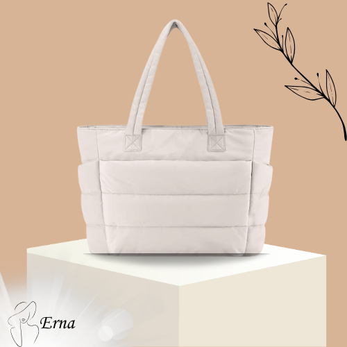 Borsa imbottita Erna in design elegante