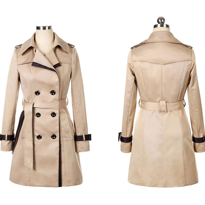 Trench coat doppiopetto Karina, elegante e raffinato