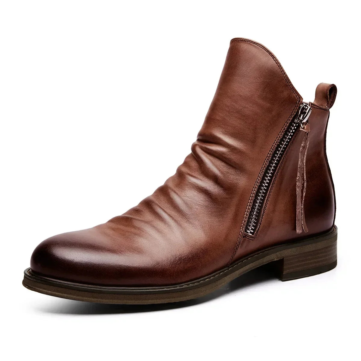 Stivaletti uomo Umberto in pelle sintetica, design Chelsea elegante