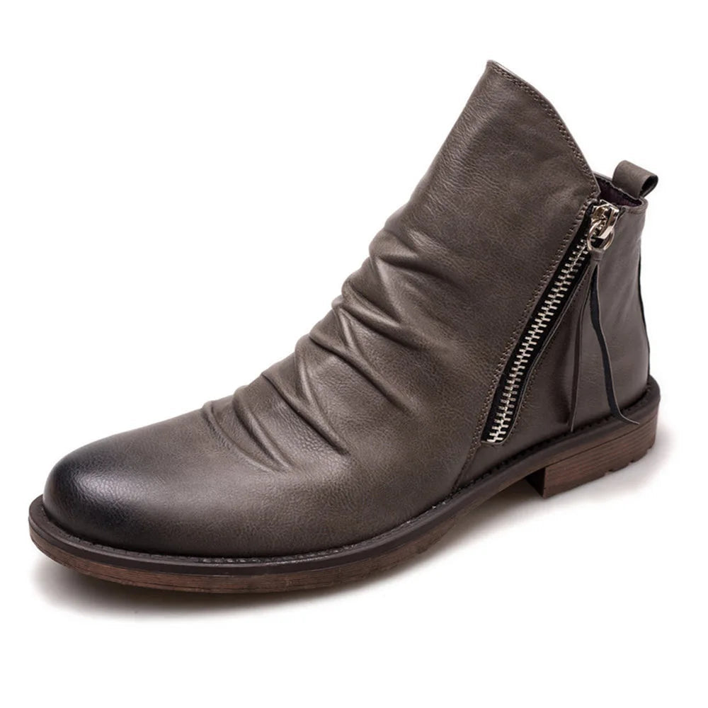 Stivaletti uomo Umberto in pelle sintetica, design Chelsea elegante