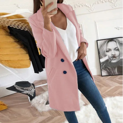 Cappotto lungo Tiziana donna elegante e raffinato