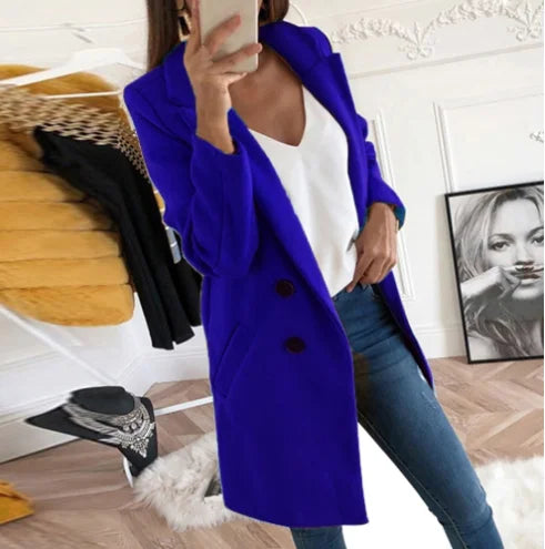 Cappotto lungo Tiziana donna elegante e raffinato