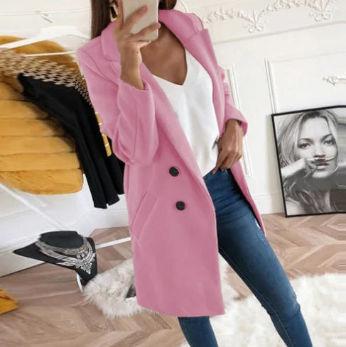 Cappotto lungo Tiziana donna elegante e raffinato