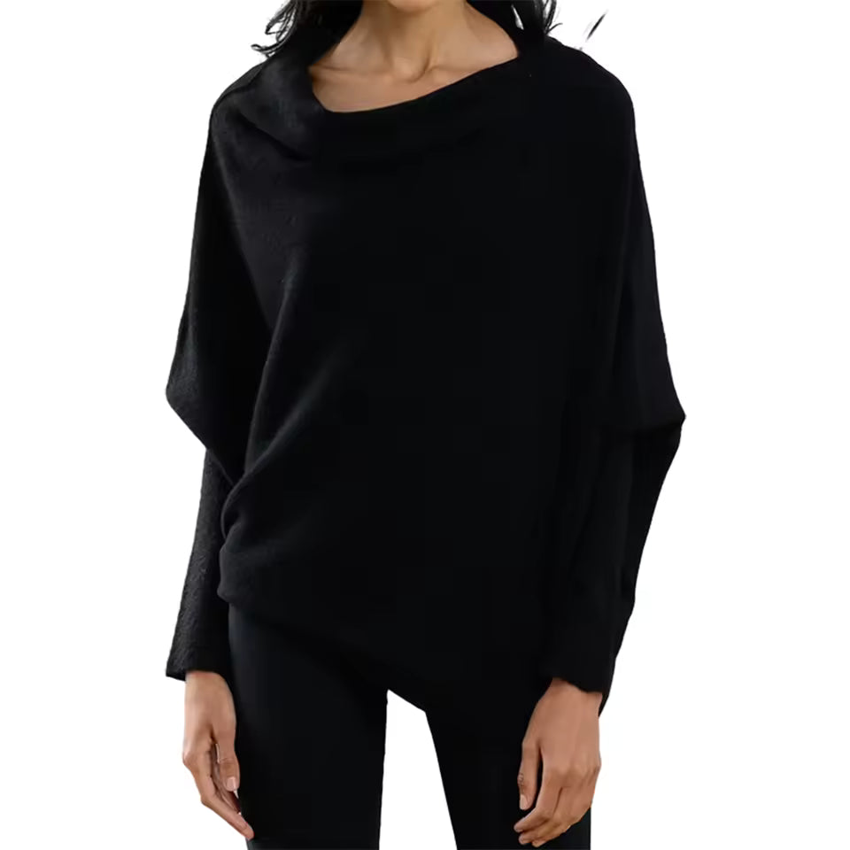 Marcella | Maglione asimmetrico drappeggiato