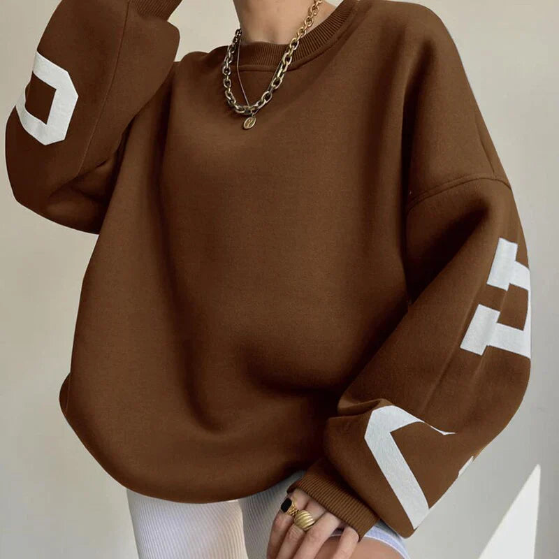 Jania Sweatshirt Chicago with bold urban graphics