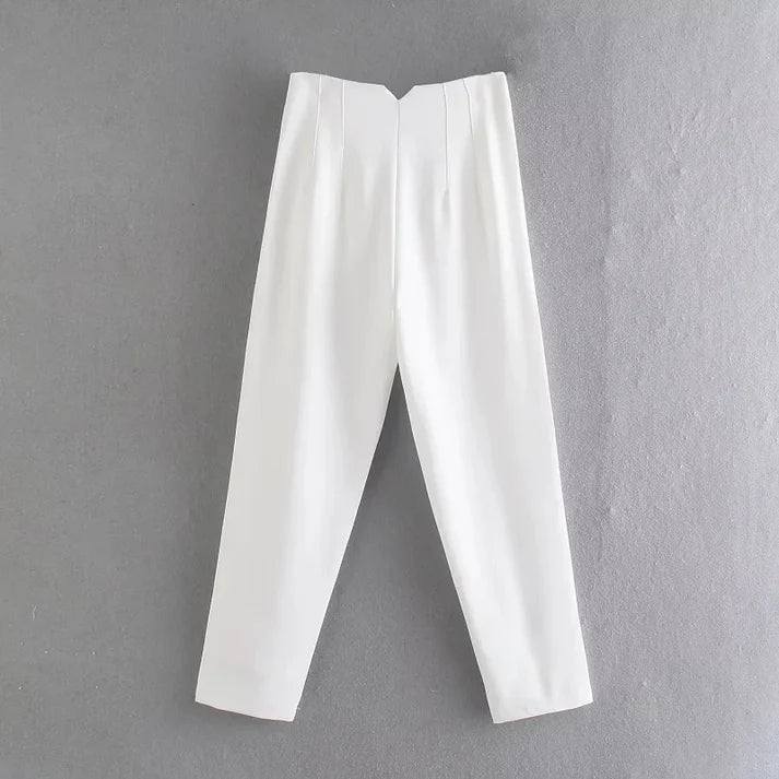 Claude | Pantaloni a vita alta con taglio moderno ed elegante