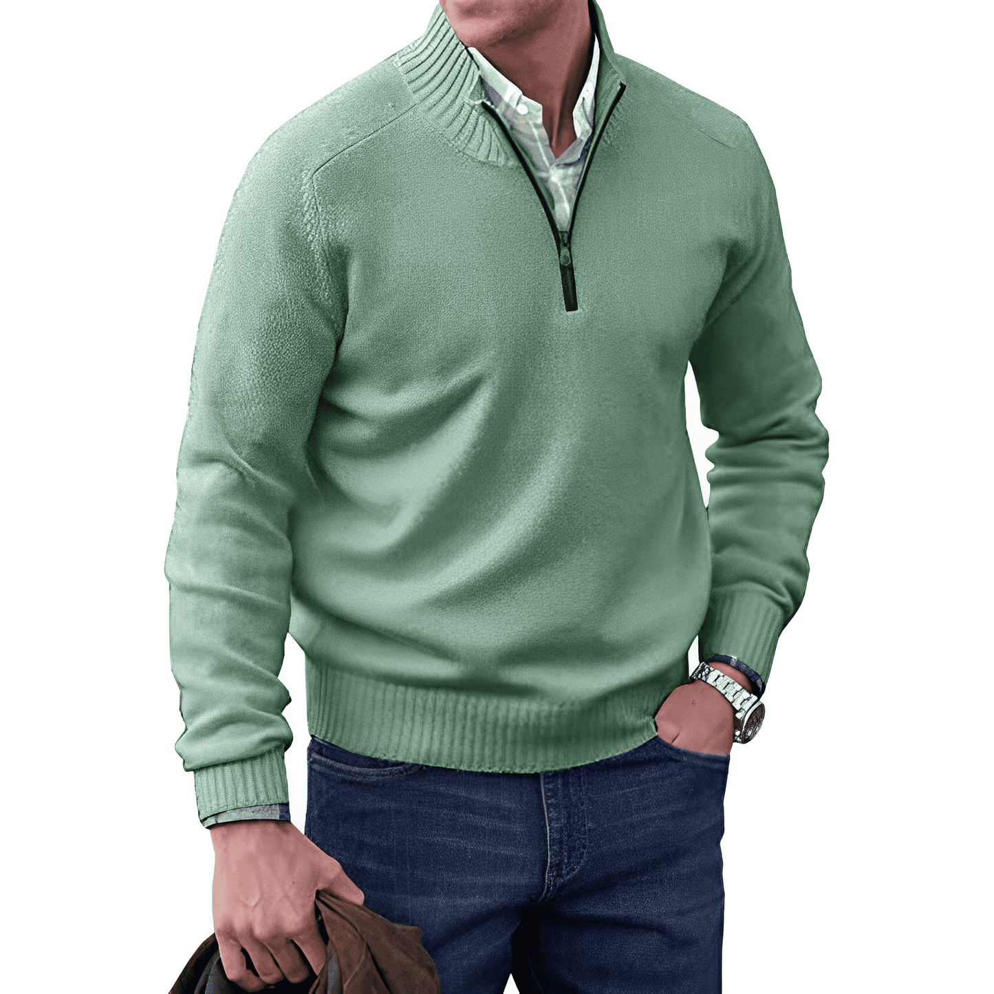 Maglione uomo Cirolo casual in maglia testurizzata, con vestibilità rilassata e look moderno
