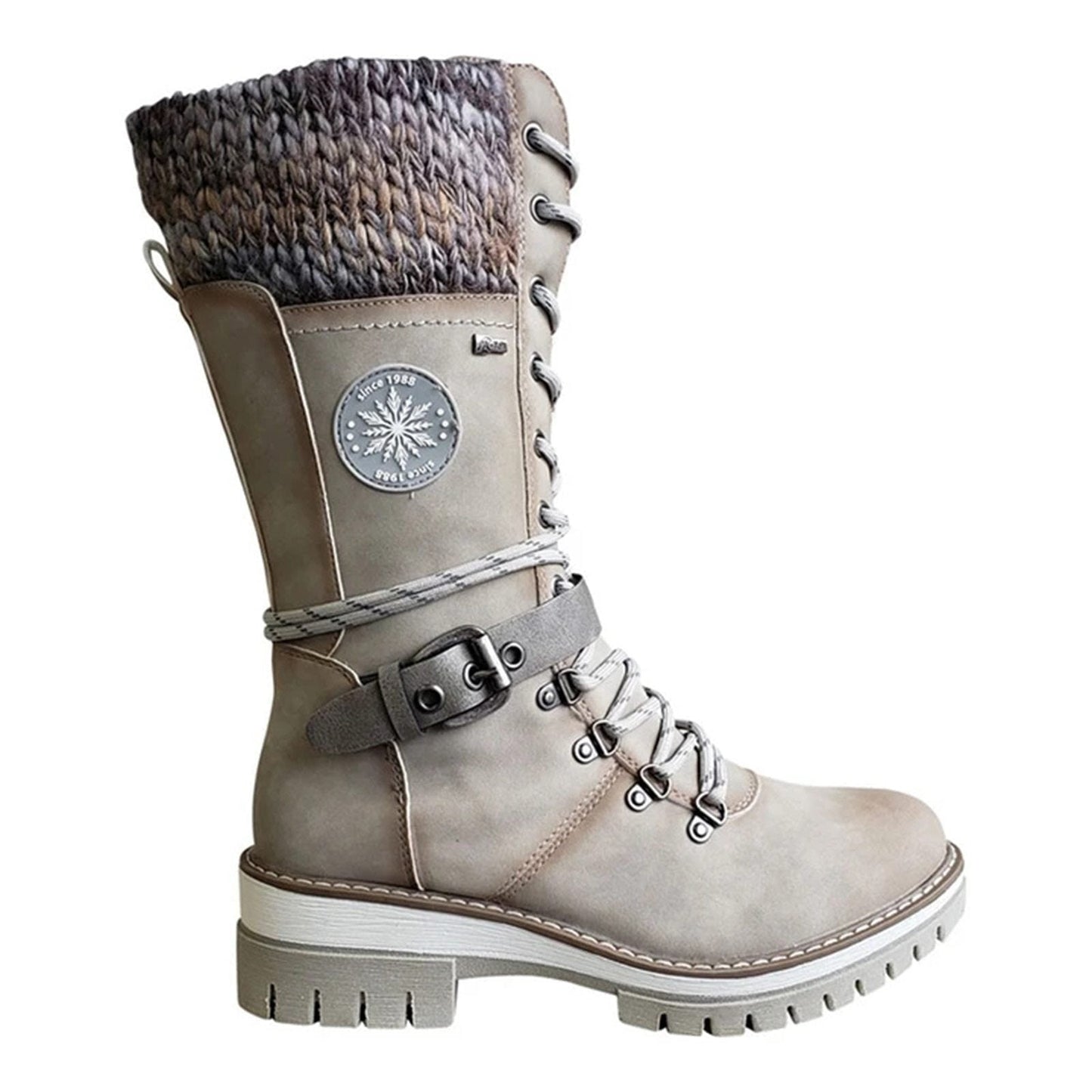 Stivaletti donna Bruna con silhouette alta e zip laterale, perfetti per look invernali eleganti e confortevoli