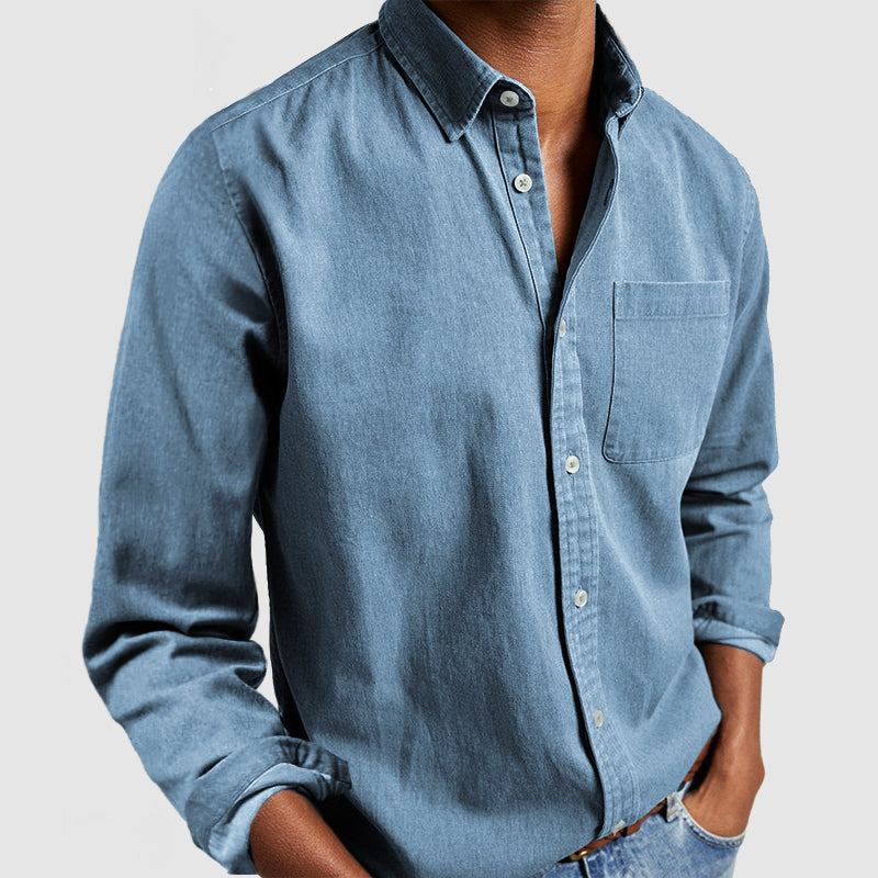 Camicia da uomo Leonardo dal design pulito e minimalista