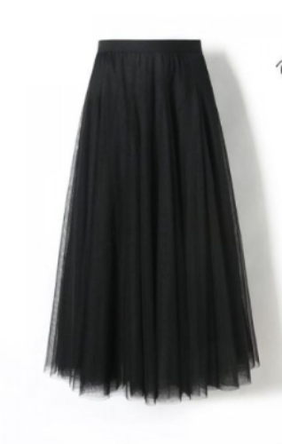 Gonna lunga Lesley stile tulle a strati per un look elegante e festivo