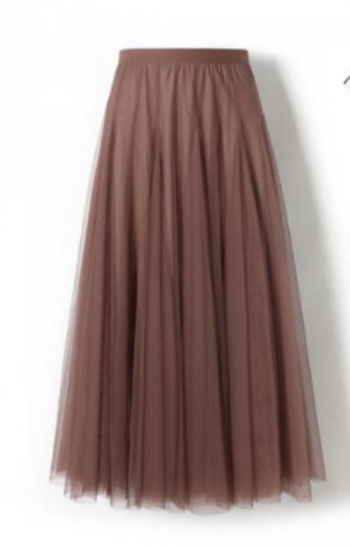 Gonna lunga Lesley stile tulle a strati per un look elegante e festivo