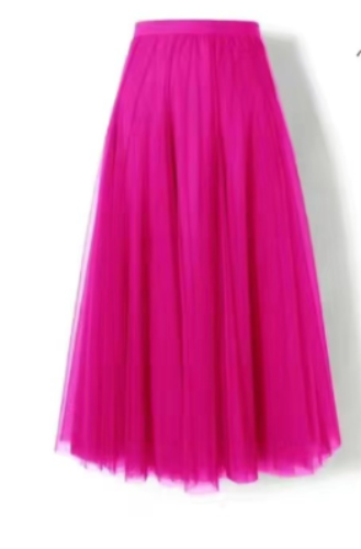 Gonna lunga Lesley stile tulle a strati per un look elegante e festivo