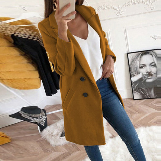 Cappotto lungo Tiziana donna elegante e raffinato
