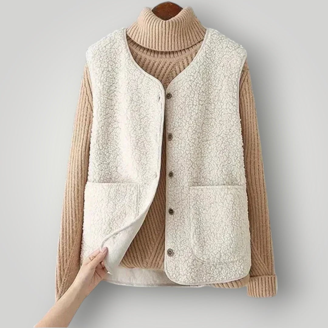 Gilet in pile donna Silvana elegante e confortevole