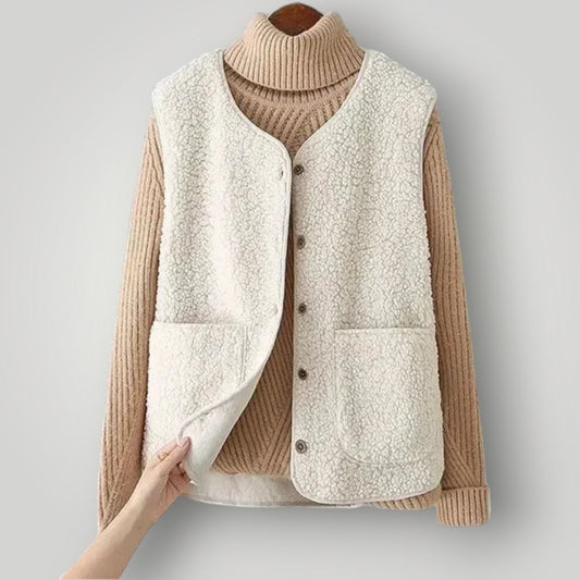 Gilet in pile donna Silvana elegante e confortevole