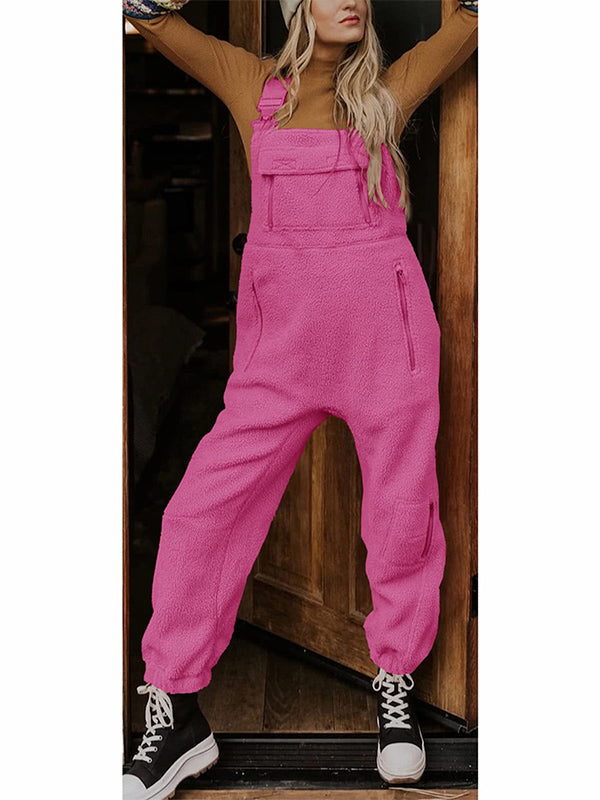 Tuta donna Ornella in stile pile, avvolgente e confortevole, ideale per outfit invernali casual
