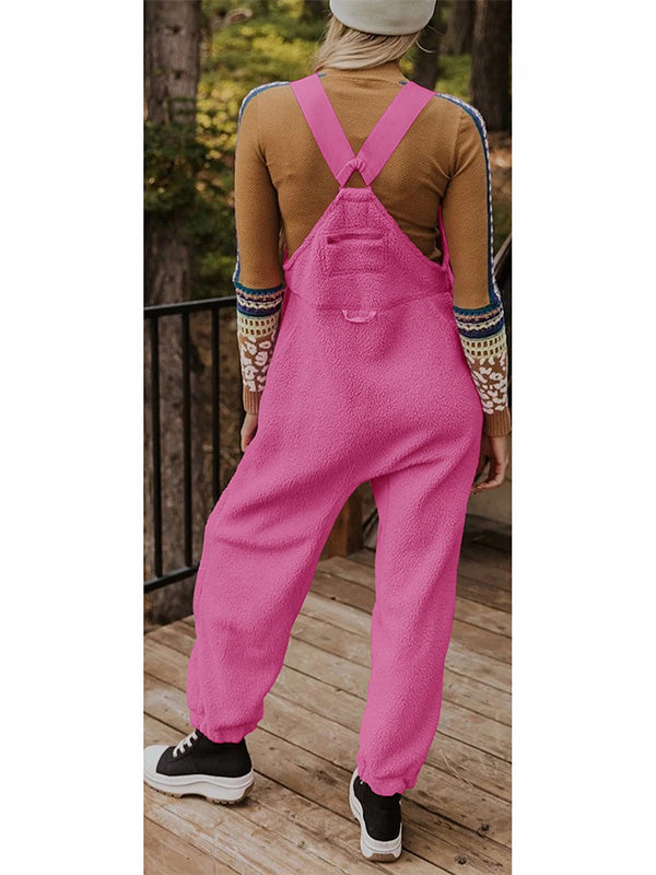 Tuta donna Ornella in stile pile, avvolgente e confortevole, ideale per outfit invernali casual