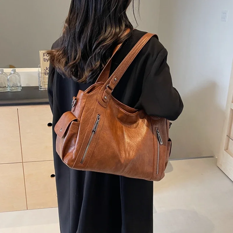 Chiara shoulder bag in subtle autumn tones