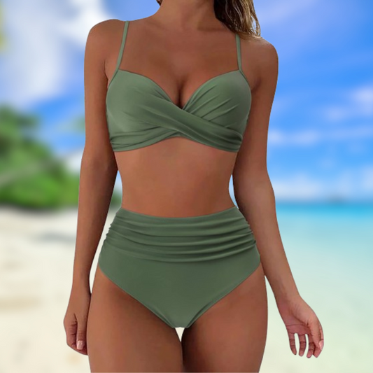Bikini da donna a vita alta elegante e sicuro