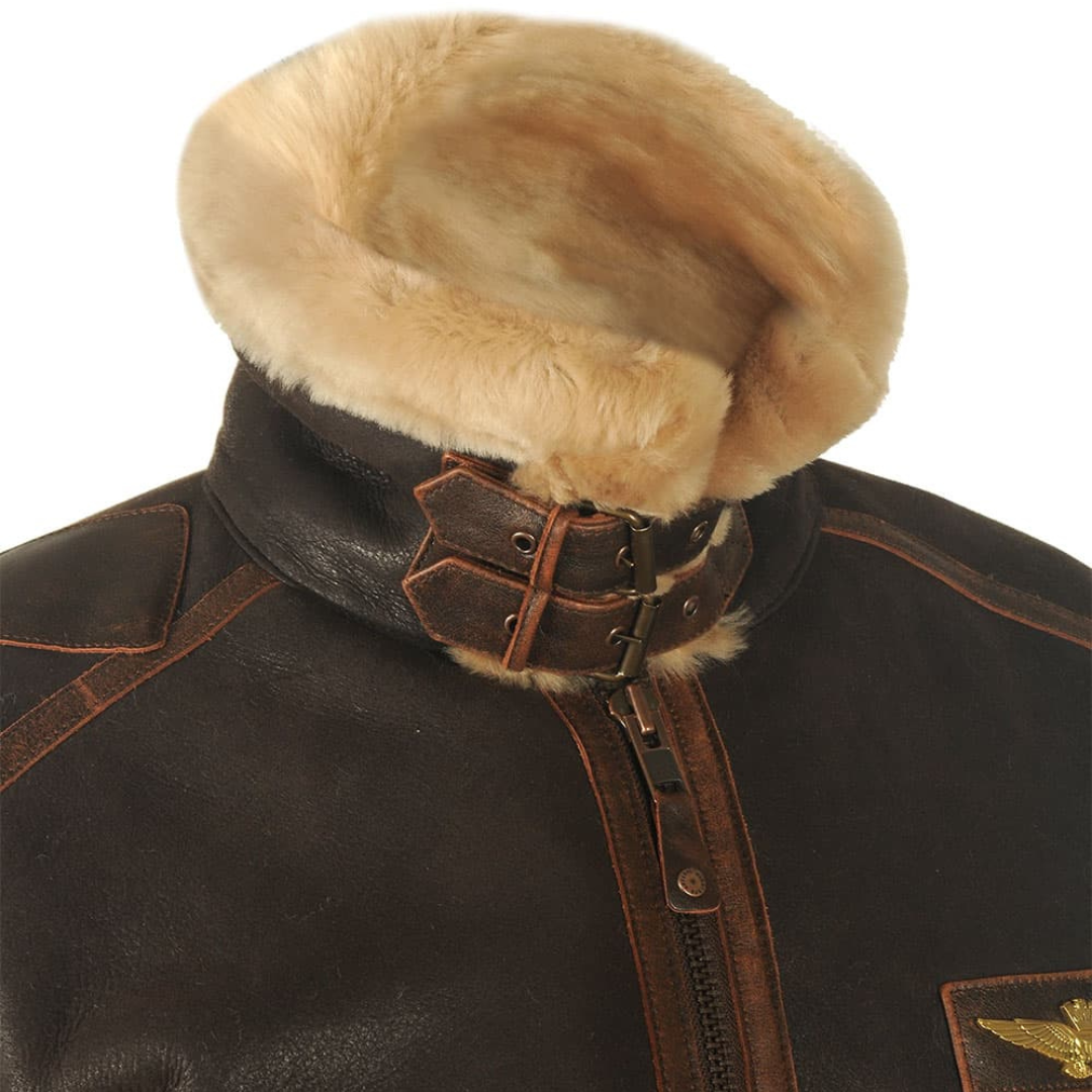 giacca pilota, Enzo, uomo, invernale, elegante, taglio strutturato, comfort