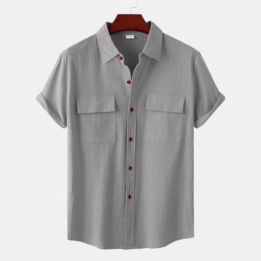 Camicia uomo Aureliano casual in lino