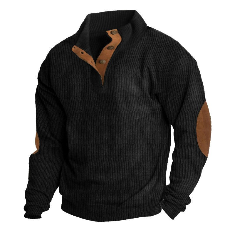 Polo uomo Gionata in stile retrò con collo strutturato e taglio netto, look vintage e versatile