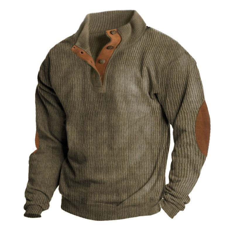 Polo uomo Gionata in stile retrò con collo strutturato e taglio netto, look vintage e versatile