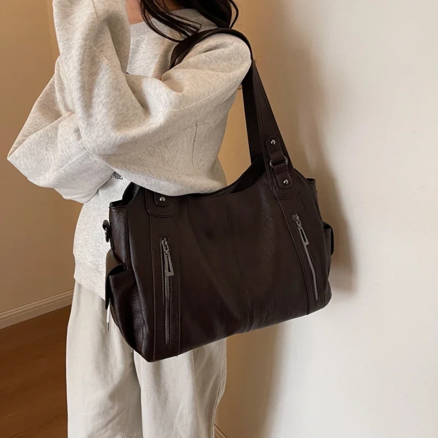 Chiara shoulder bag in subtle autumn tones