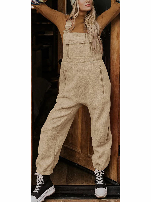 Tuta donna Ornella in stile pile, avvolgente e confortevole, ideale per outfit invernali casual