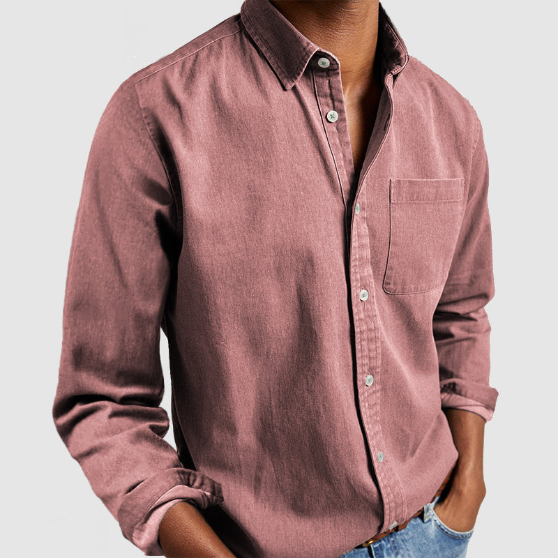 Camicia da uomo Leonardo dal design pulito e minimalista