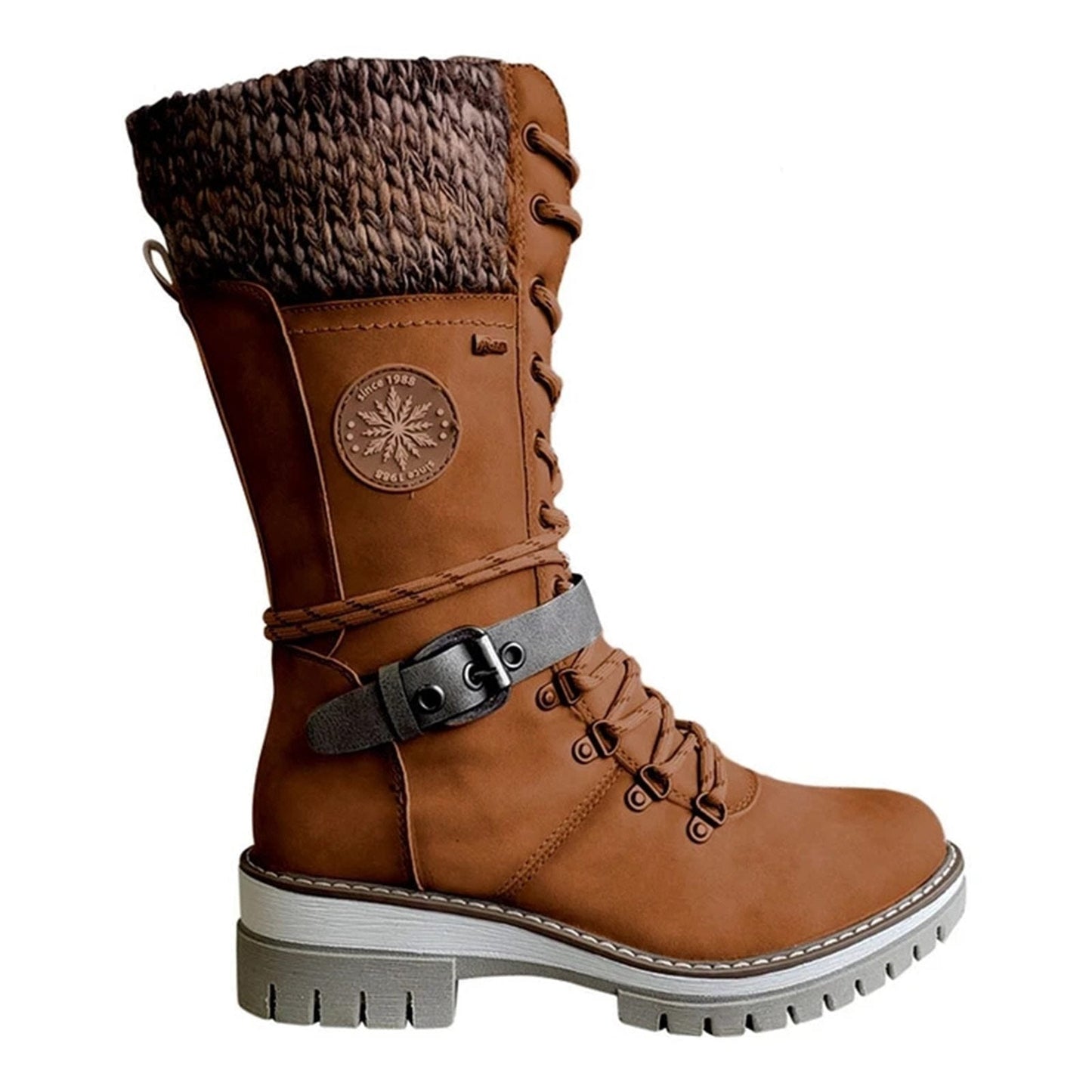 Stivaletti donna Bruna con silhouette alta e zip laterale, perfetti per look invernali eleganti e confortevoli