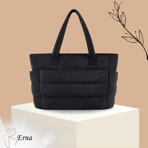 Borsa imbottita Erna in design elegante
