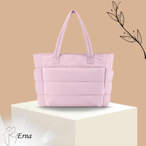 Borsa imbottita Erna in design elegante