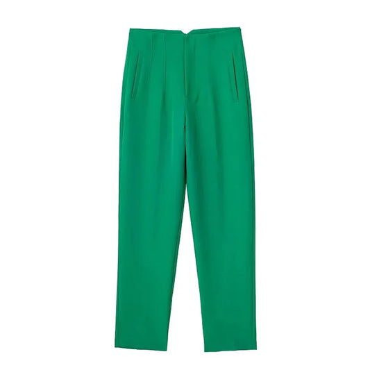 | Pantaloni a vita alta con taglio moderno ed elegante