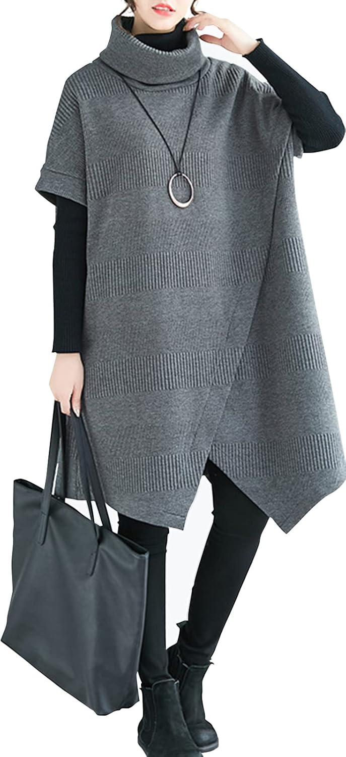 Abito donna Bellina con collo alto asimmetrico, silhouette fluida e dettagli raffinati per look moderni e femminili