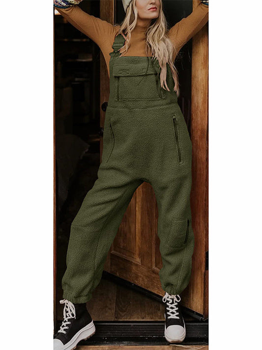 Tuta donna Ornella in stile pile, avvolgente e confortevole, ideale per outfit invernali casual