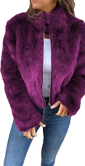 Caia | Giacca donna in ecopelle con collo alto