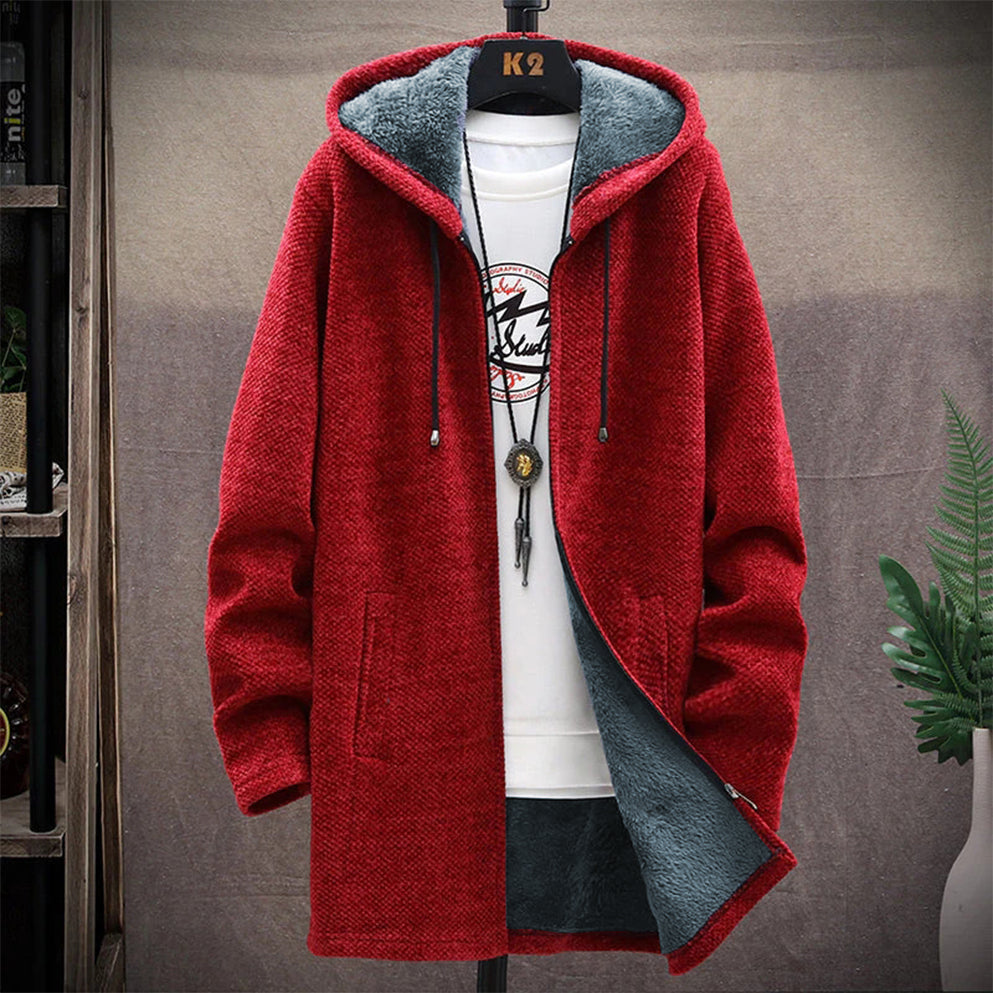 Felpa Emilio da uomo con cappuccio, comoda e moderna per autunno e inverno