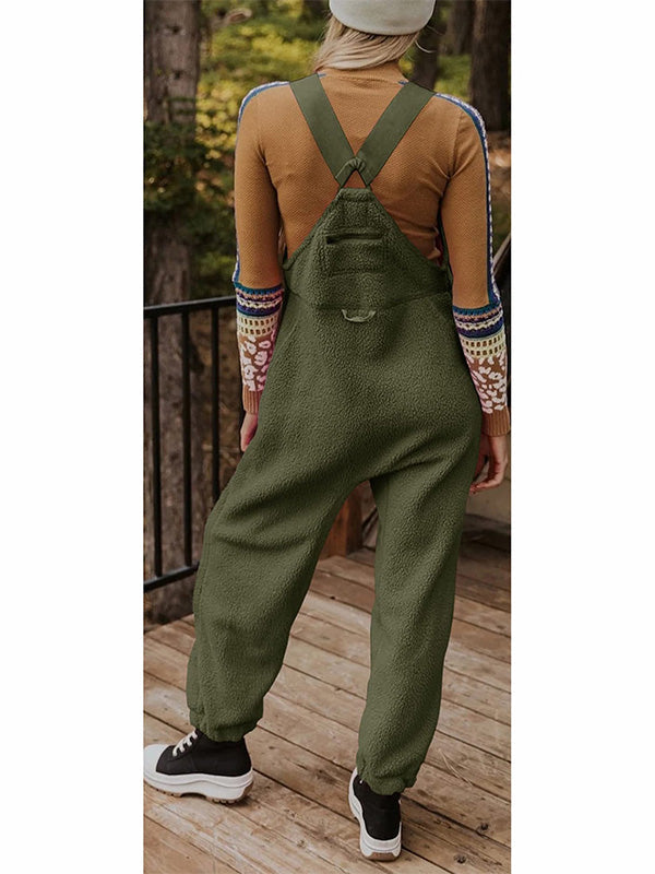 Tuta donna Ornella in stile pile, avvolgente e confortevole, ideale per outfit invernali casual