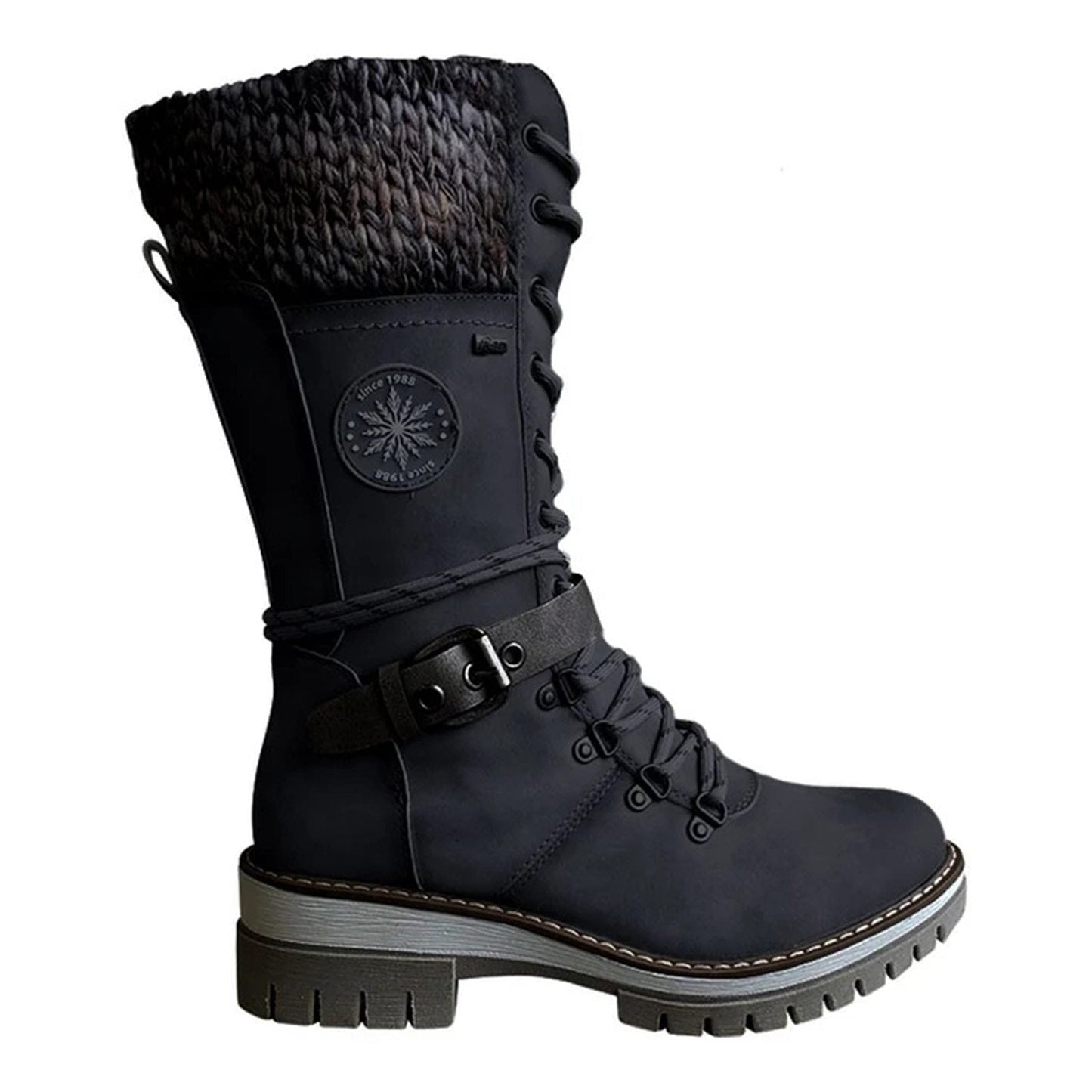 Stivaletti donna Bruna con silhouette alta e zip laterale, perfetti per look invernali eleganti e confortevoli