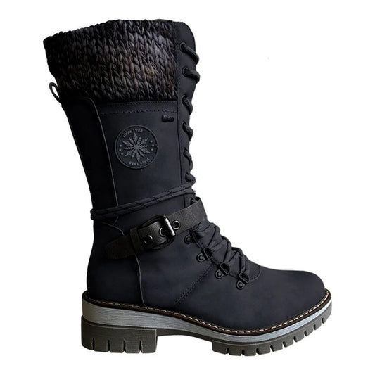 Stivaletti donna Bruna con silhouette alta e zip laterale, perfetti per look invernali eleganti e confortevoli