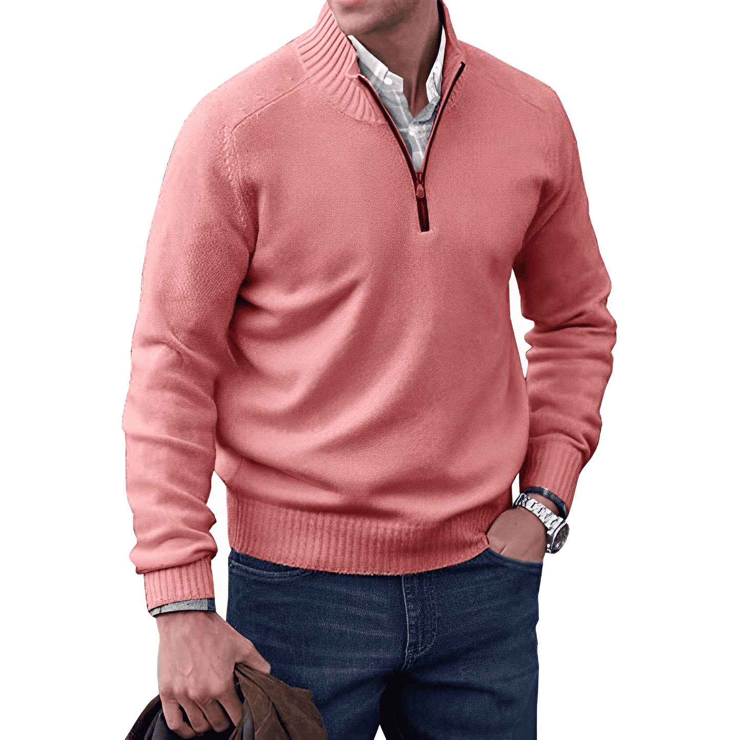 Maglione uomo Cirolo casual in maglia testurizzata, con vestibilità rilassata e look moderno